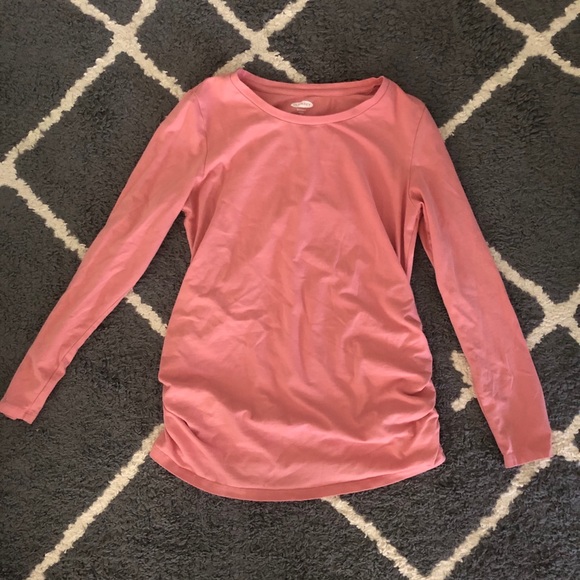MATERNITY pink long sleeve top - Picture 1 of 2